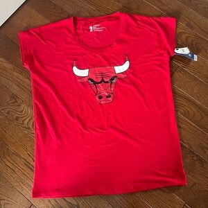 NBA Chicago Bulls Women's Dolman Short Sleeve T-Shirt NWT Size L